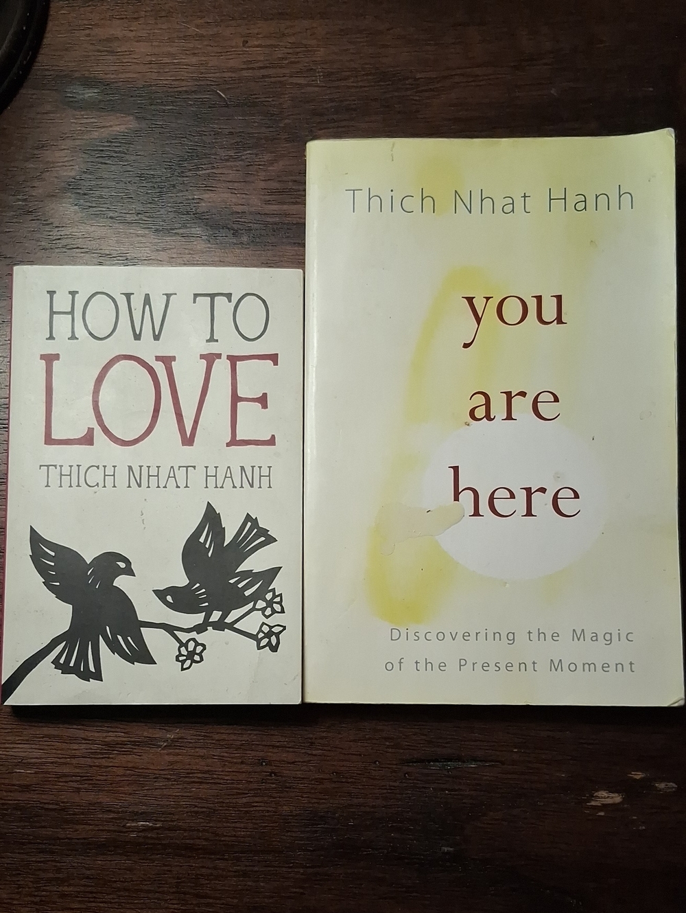 'You Are Here' - And Bonus 'How To Love' White Paperback Mindfulness Book